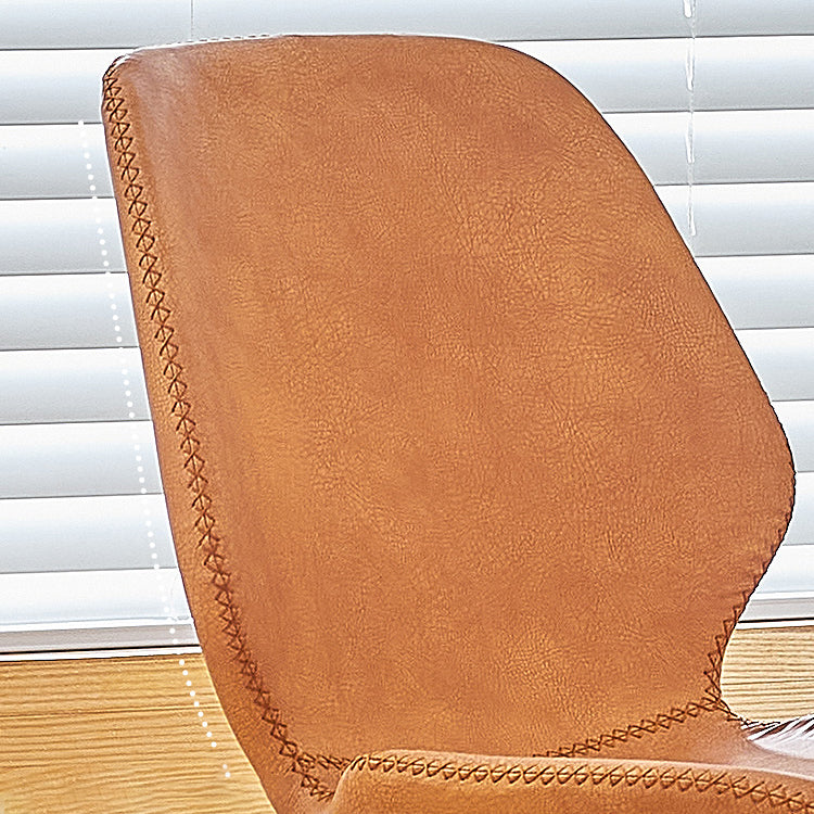 Comedor Silla de comedor industrial Wingback Sillas laterales sin brazos de metal