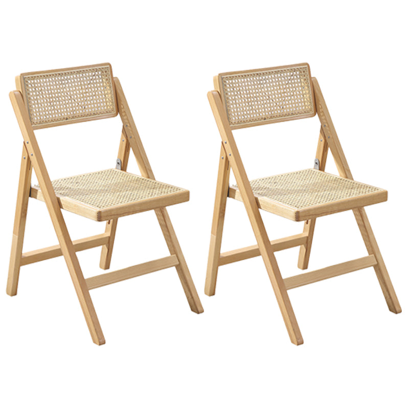 Silla de comedor de madera envejecida estilo rural, respaldo abierto sin brazos, silla lateral de comedor