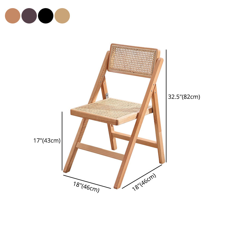 Silla de comedor de madera envejecida estilo rural, respaldo abierto sin brazos, silla lateral de comedor