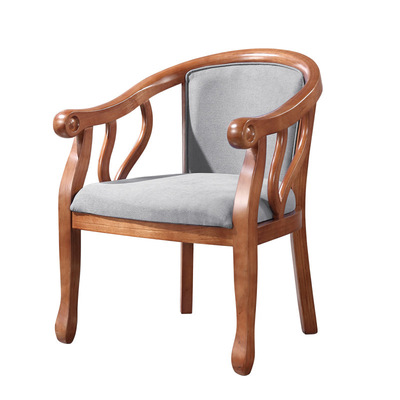 Ensemble de chaises traditionnelles en bois de frêne, bras arrière solides, chaises de cuisine et de salle à manger