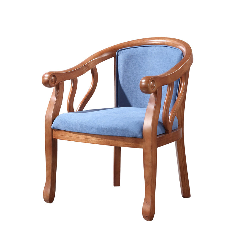 Ensemble de chaises traditionnelles en bois de frêne, bras arrière solides, chaises de cuisine et de salle à manger
