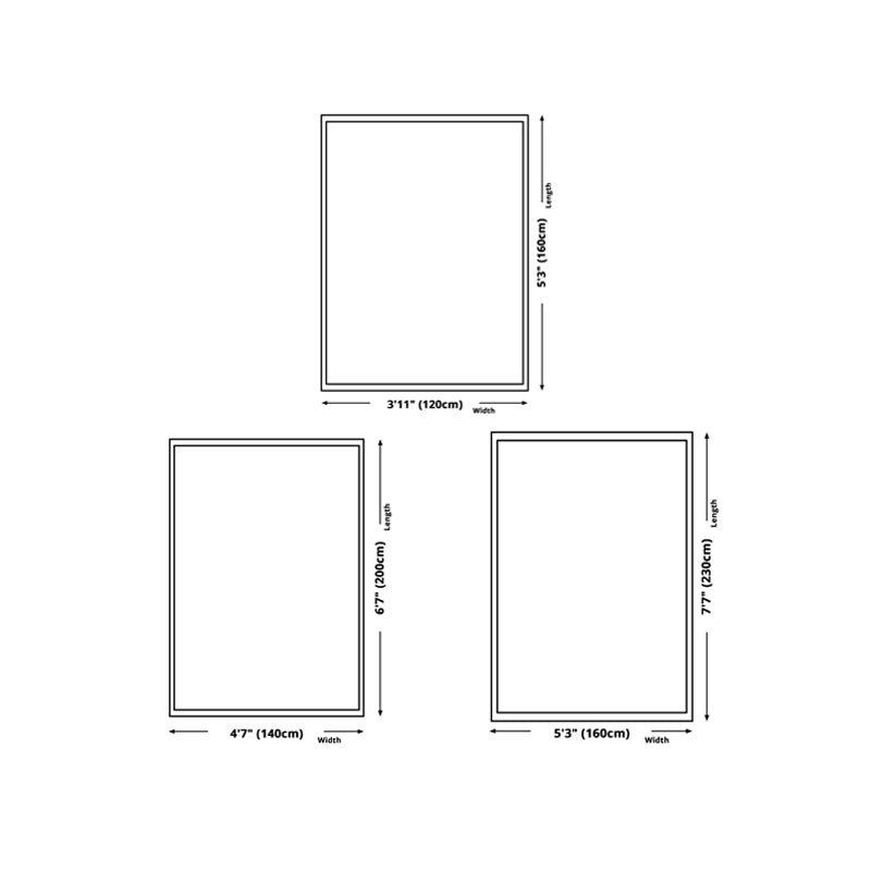 Blau moderne Teppichfarbe Block Polyester Fläche Teppichfleckfest Teppich für Wohnkultur