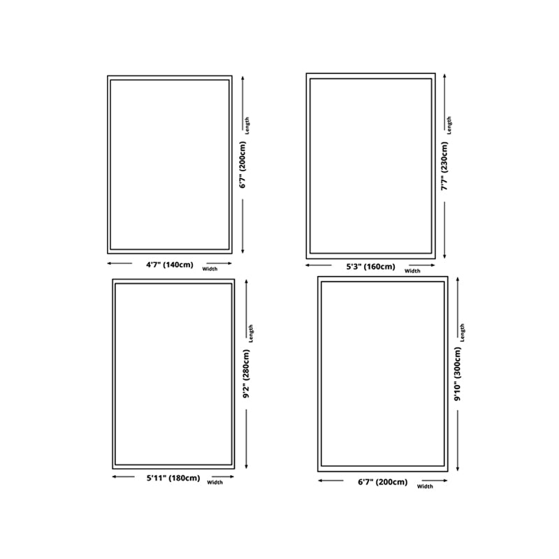 Tapis nordique bleu Polyester Tapis en grume tapis de support sans glissement pour décoration intérieure