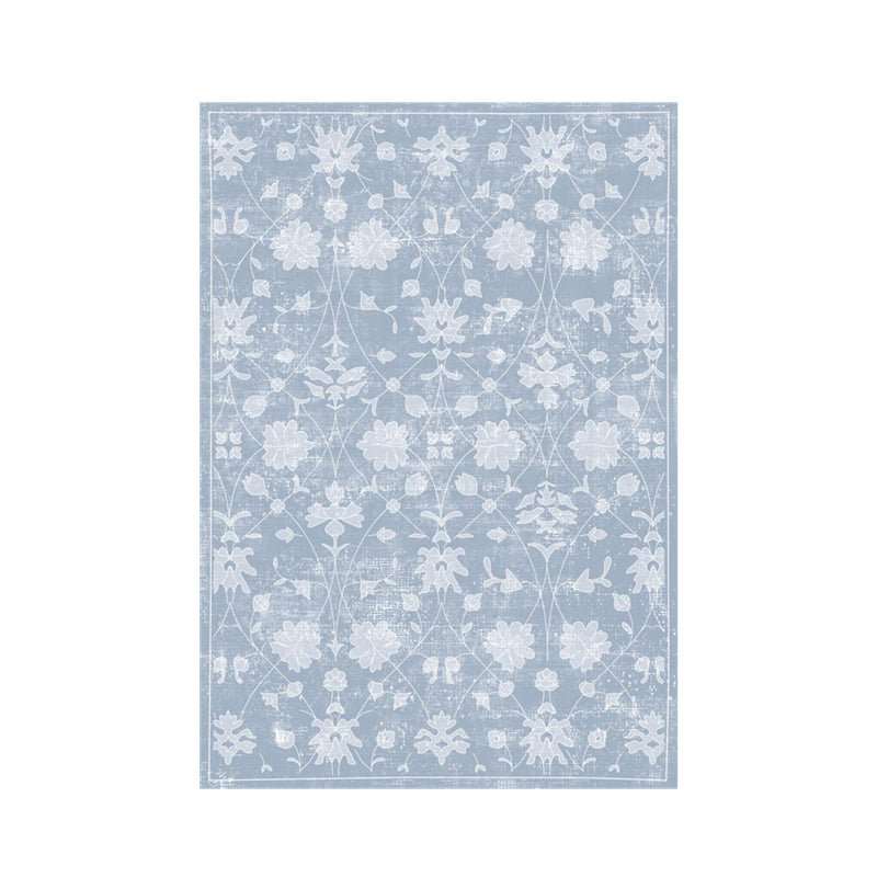 Yellow Graphic Rug Blending Modern Rug Stain Resistant Rug for Living Room