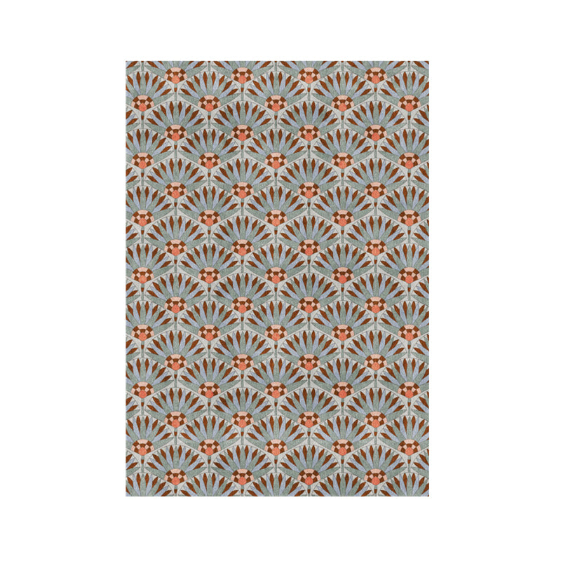 Yellow Graphic Rug Blending Modern Rug Stain Resistant Rug for Living Room