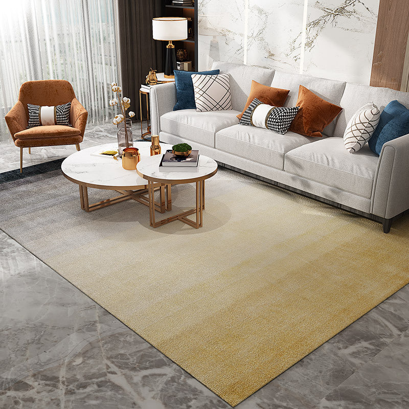 Alfombra moderna de poliéster moderna alfombra de rampa gradiente de poliéster alfombra de respaldo sin deslizamiento para salón