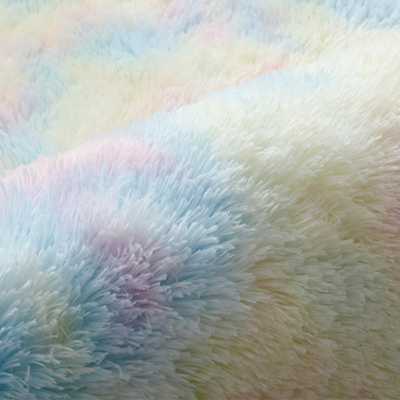 Alfombra de oleada marrón oscura alfombra moderna alfombra sin deslizamiento para decoración del hogar