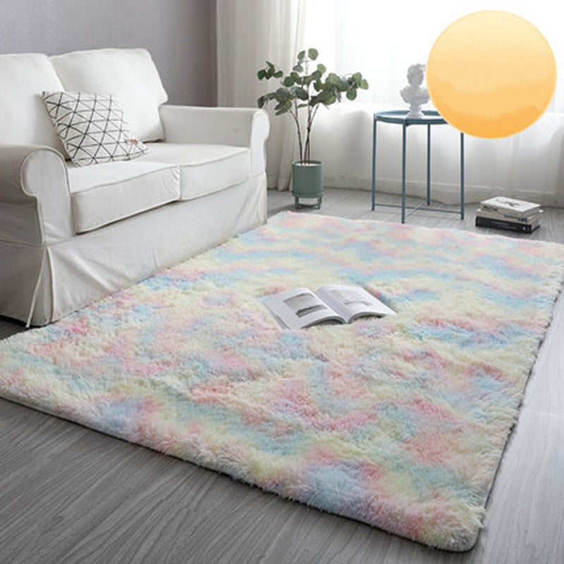 Alfombra de oleada marrón oscura alfombra moderna alfombra sin deslizamiento para decoración del hogar