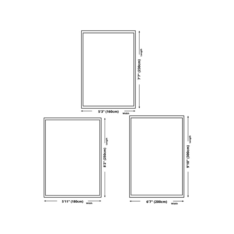 Green Modern Rug Blending Solid Color Rug Washable Rug for Living Room