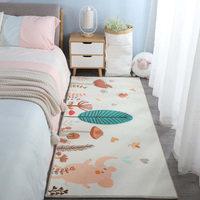 Tapis intérieur moderne rouge tapis de champignon mélange de champignons pour la décoration intérieure