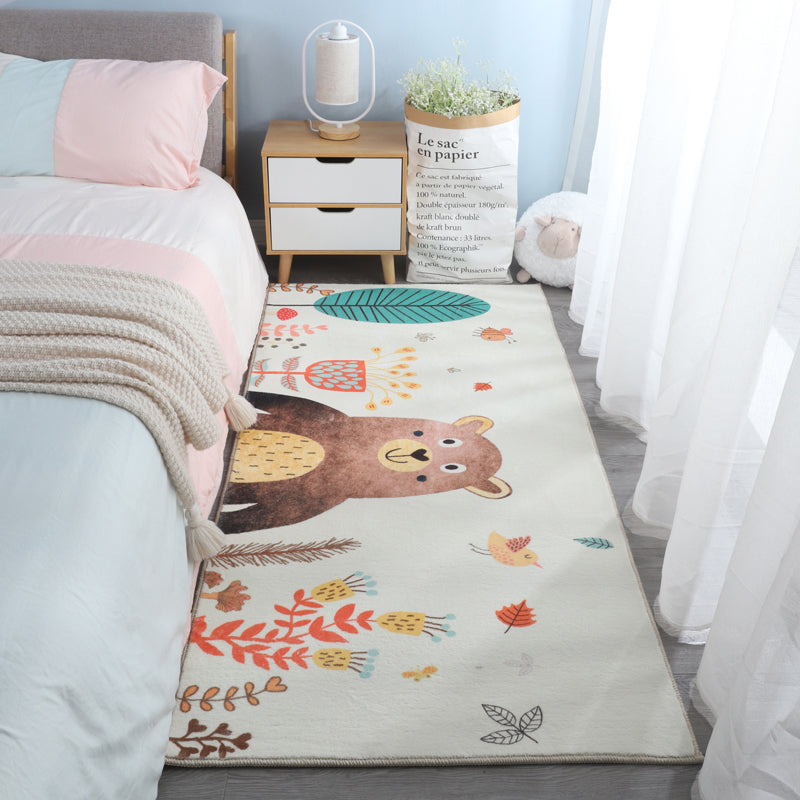 Tapis intérieur moderne rouge tapis de champignon mélange de champignons pour la décoration intérieure