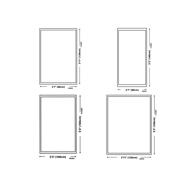 Alfombra gráfica de poliéster de alfombra nórdica azul claro para la decoración del hogar