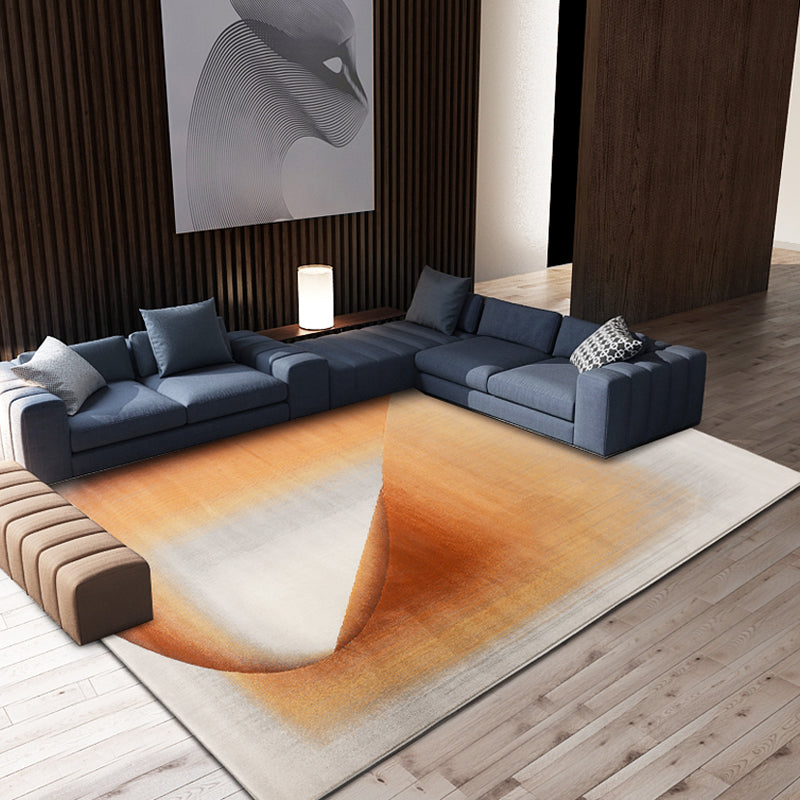 Contemporary Graphic Print Area Carpet Polyester Indoor Rug Washable Rug for Home Decoration