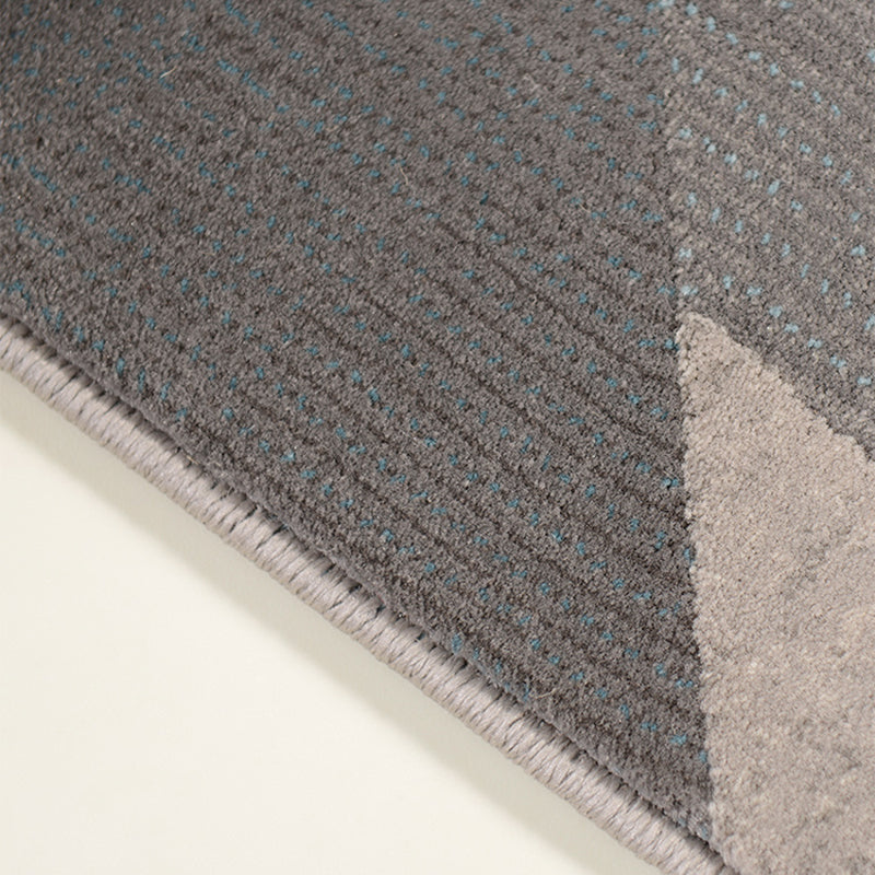 Contemporary Graphic Print Area Carpet Polyester Indoor Rug Washable Rug for Home Decoration