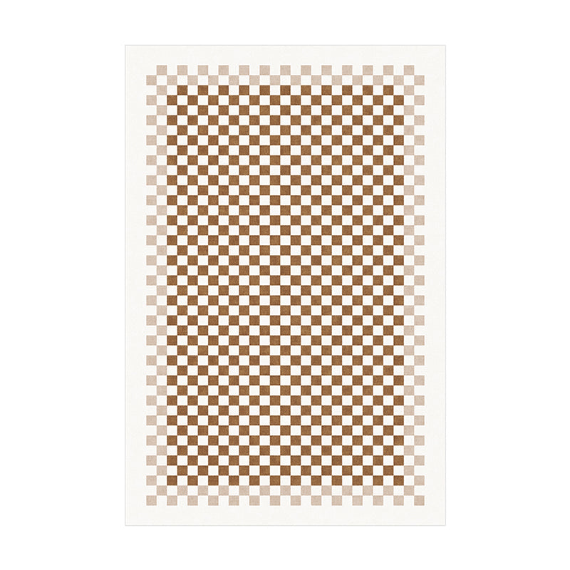 Simplicité Tapis en vigueur Polyester Area Polyester Tapis Tacon résistant à la tache Rison pour décoration pour la maison