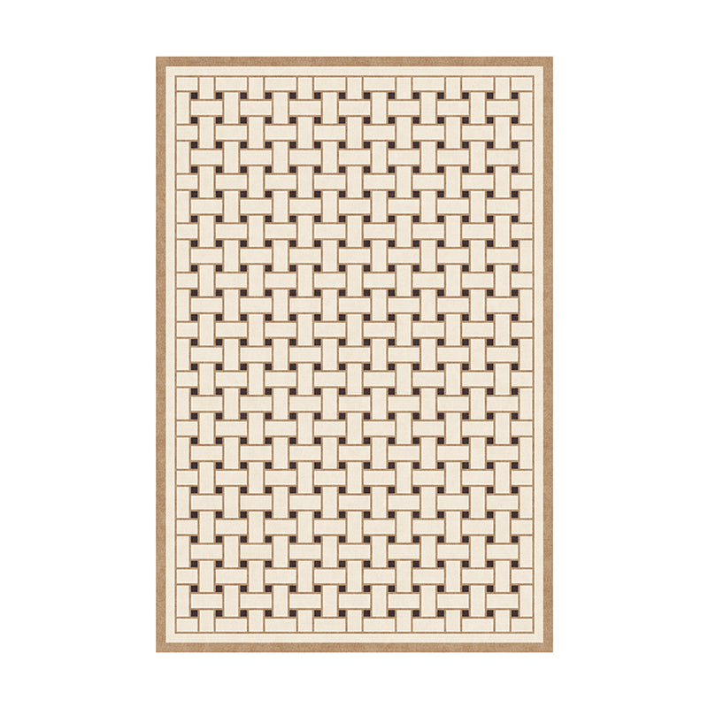 Simplicité Tapis en vigueur Polyester Area Polyester Tapis Tacon résistant à la tache Rison pour décoration pour la maison