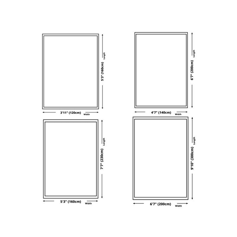 Simplicité Tapis en vigueur Polyester Area Polyester Tapis Tacon résistant à la tache Rison pour décoration pour la maison