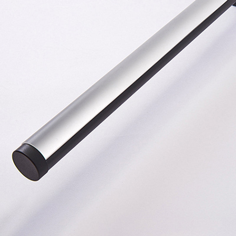 Acrylic Black LED Ceiling Light in Modern Minimalist Style Aluminium Linear Flush Mount