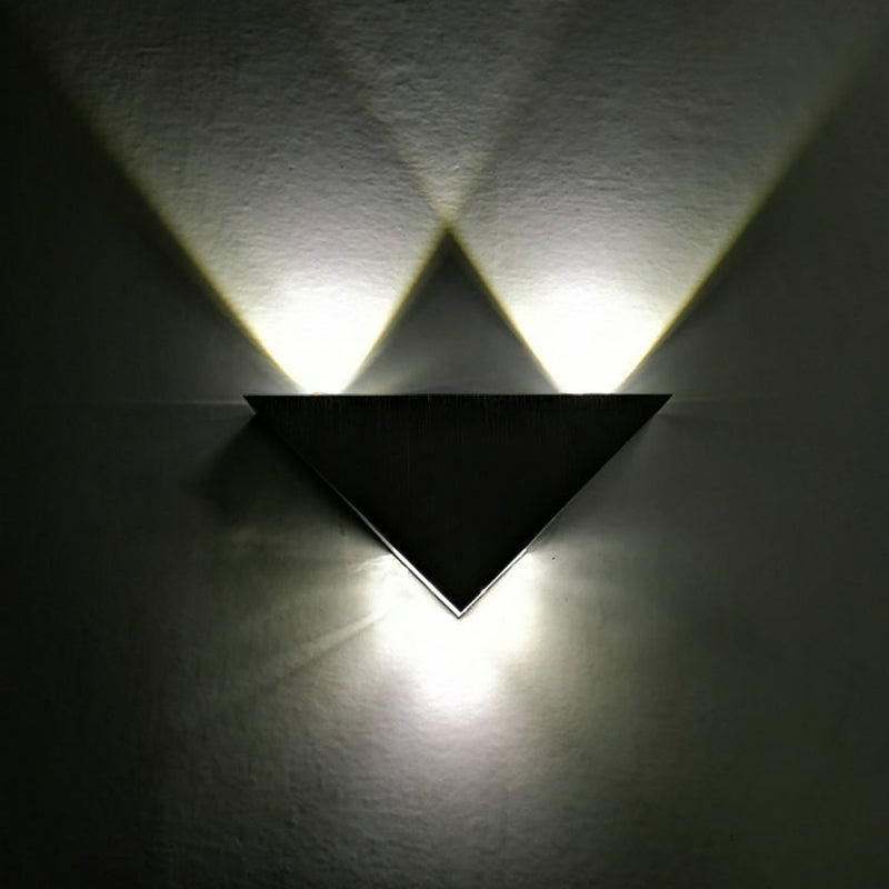 Contemporary Style Geometric Wall Mounted Light Metal Multi Lights Wall Washer Sconce