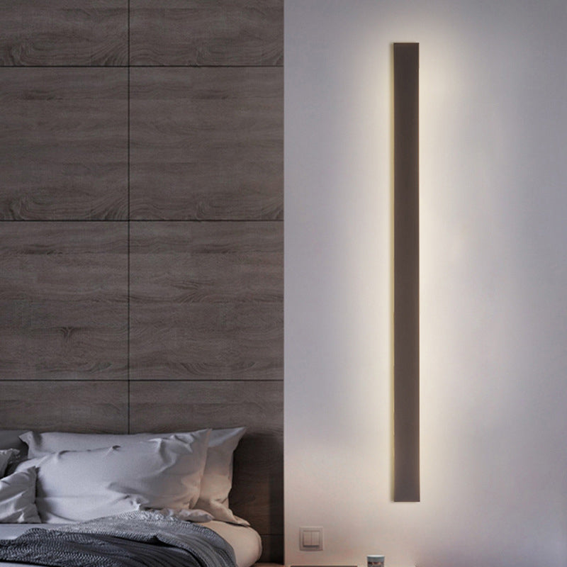Contemporary Linear Sconce Light Fixtures Metal 1 Light Wall Mounted Light