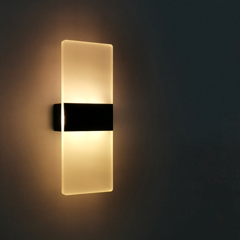 LED LED LED GEOMÉTRICA CONTAMÉTRICA Metal 1 Luz de pared de luz