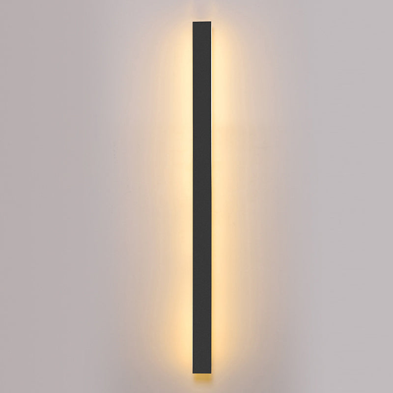 Luz de la plataforma lineal contemporánea Metal 1 Luz Led Mural Luz Montada Luz