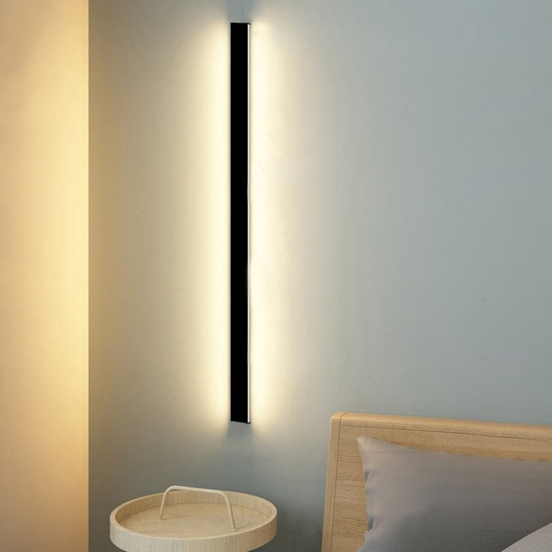 Luz de la plataforma lineal contemporánea Metal 1 Luz Led Mural Luz Montada Luz