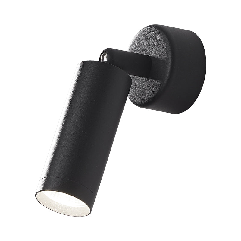 Metal Half Cylinder Reading Wall Lighting Modern Style 1-Light Wall Mounted Light Fixture