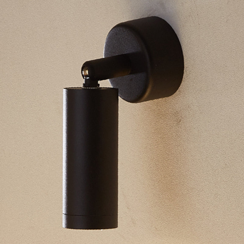 Metal Half Cylinder Reading Wall Lighting Modern Style 1-Light Wall Mounted Light Fixture