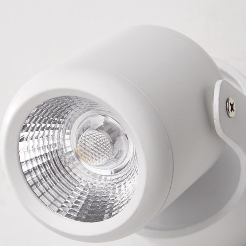 Metal Half Cylinder Reading Wall Lighting Modern Style 1-Light Wall Mounted Light Fixture