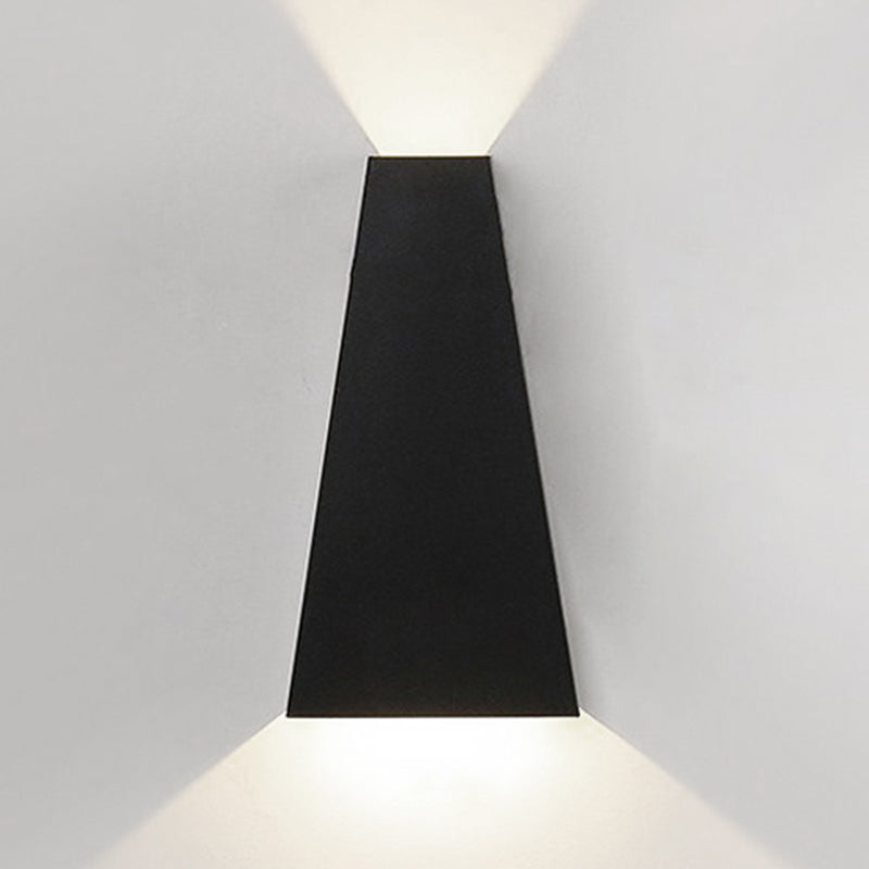 Metal Geometric Shade Wall Lighting Modern Style 2 Lights Wall Mounted Light Fixture