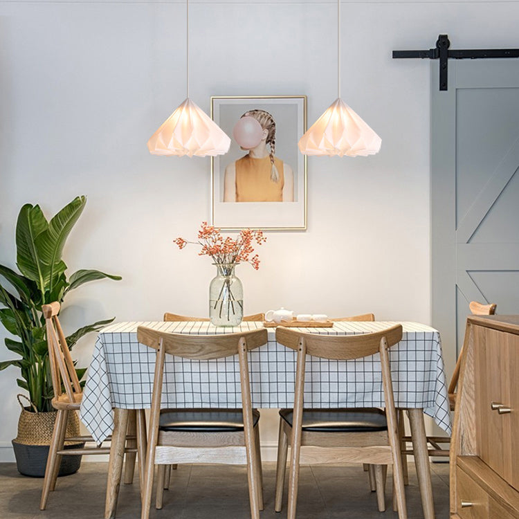 Metalen kegel tint hangende lichten moderne stijl 1 kop hangende montage armatuur voor slaapkamer