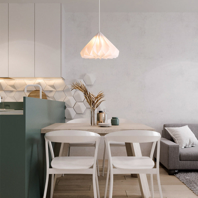 Metalen kegel tint hangende lichten moderne stijl 1 kop hangende montage armatuur voor slaapkamer