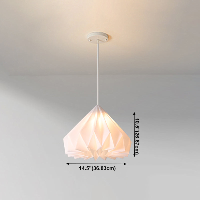 Metalen kegel tint hangende lichten moderne stijl 1 kop hangende montage armatuur voor slaapkamer