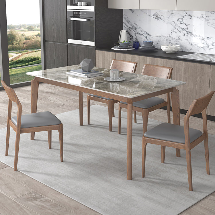 Sintered Stone Top Rechtecktisch mittelalterlich moderner Küchentisch mit 4 Beinen