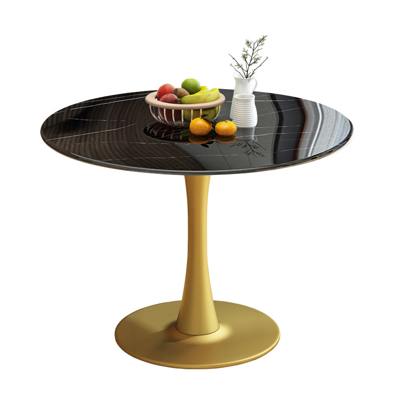 29.5''H Luxury Scratch Resistant Marble Table Round Table for Home