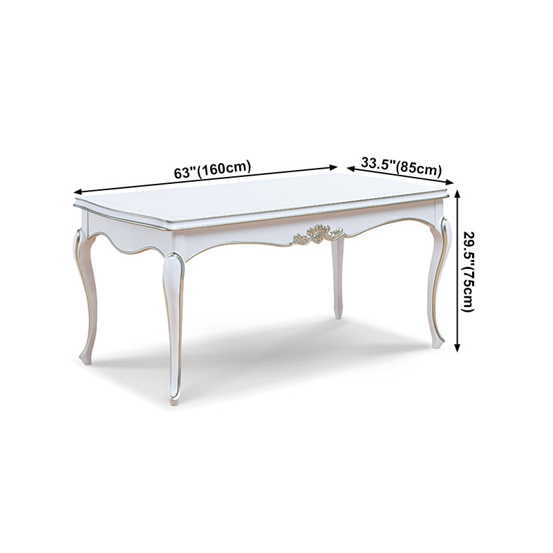 Rechteckiger Mid-Century Modern Esstisch aus Eichen-Massivholz mit 4 Beinen