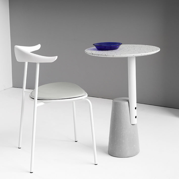Sockelbasis traditioneller Luxus -Tisch runder Betontisch für Esszimmer