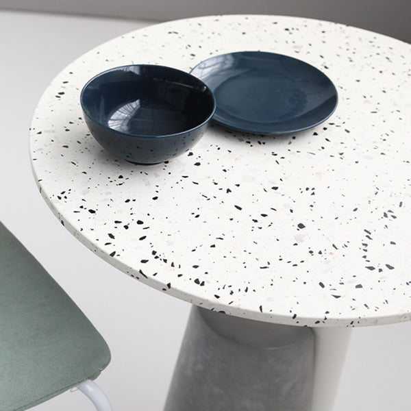 Sockelbasis traditioneller Luxus -Tisch runder Betontisch für Esszimmer