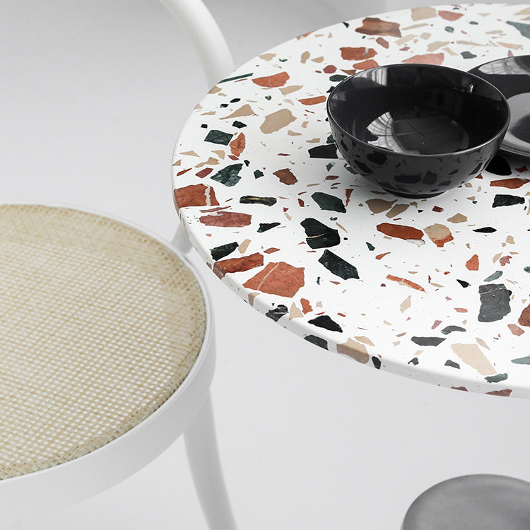 Sockelbasis traditioneller Luxus -Tisch runder Betontisch für Esszimmer