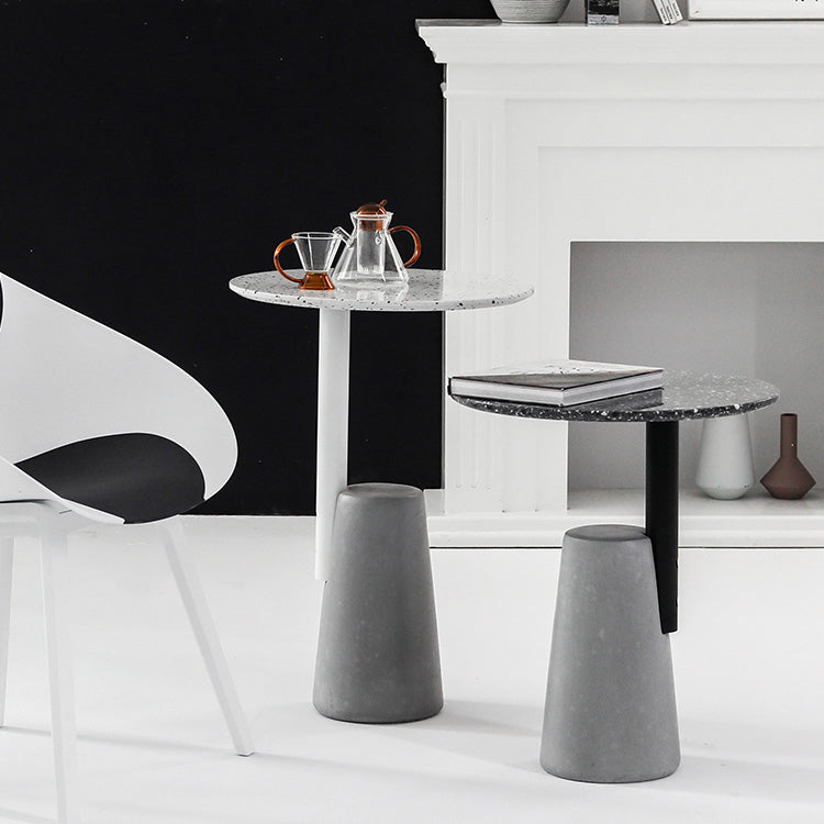 Sockelbasis traditioneller Luxus -Tisch runder Betontisch für Esszimmer