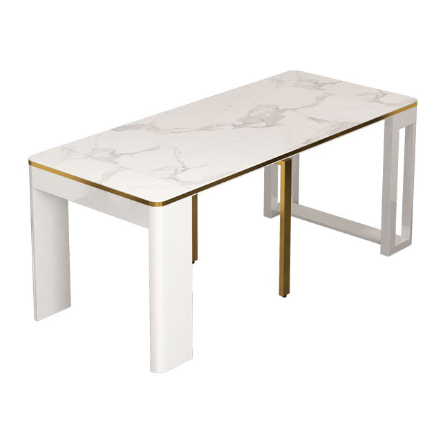 Tavolo da pranzo pieghevole 31.49''W per il rettangolo moderno medievale di ristorante con 5 gambe