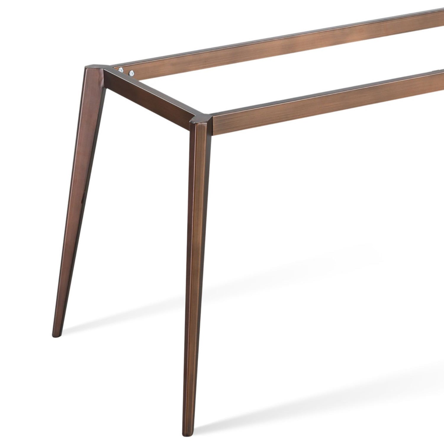 Mid-Century Modern Sintered Stone Table 4 Legs Rectangle Table for Home