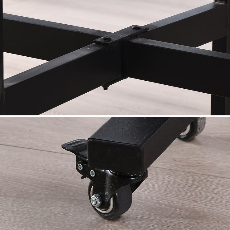 MDF Dining Table Mid-Century Modern Style Sled Base Table for Dining Room