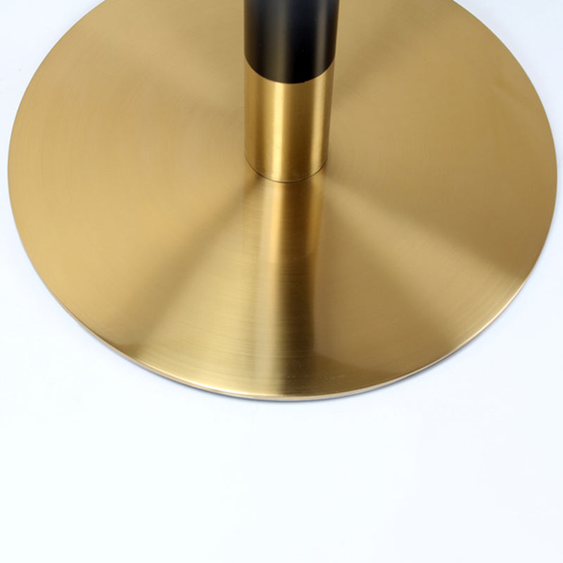 23.6-inch Traditional Luxury Table Dining Metal Pedestal Table