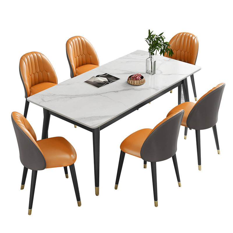 Eigentijdse stijl eettafel stenen eettafel rechthoek voor eetkamer