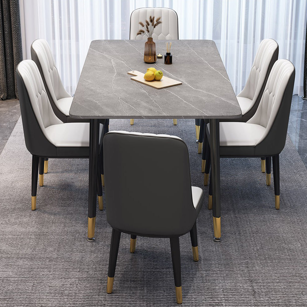 Eigentijdse stijl eettafel stenen eettafel rechthoek voor eetkamer