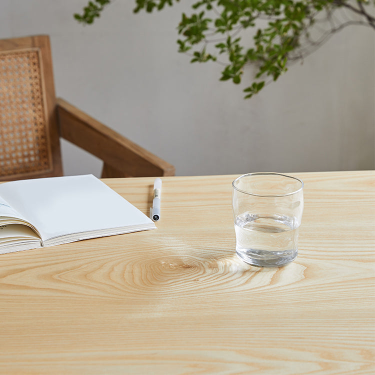 Mesa de comedor rectangular acrílica Mesa de madera para comedor para comedor