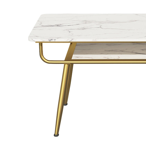 Rectangle Marble Dining Site Table Traditional Luxury Dining Room Collection with 4-foot