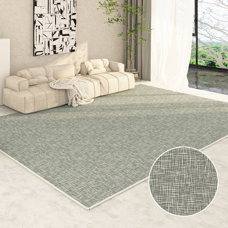 Tapis Simple abricot clair en Polyester, couleur unie, avec envers antidérapant, pour la décoration de la maison